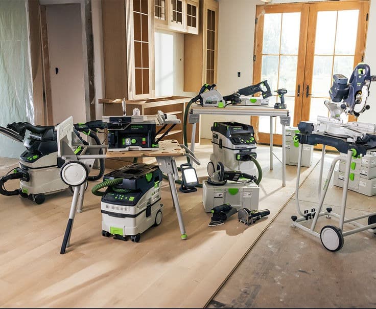 Outillage Festool reconditionné en stock chez JP Sourcing